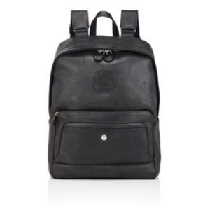 GHURKA Black Leather Backpack NWOT